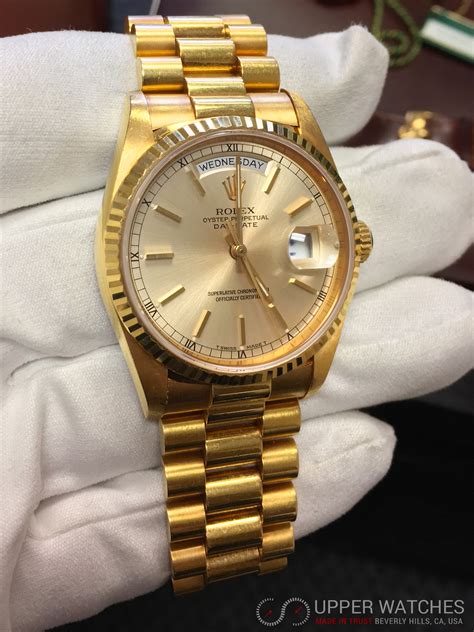 all gold rolex presidential|rolex president gold for sale.